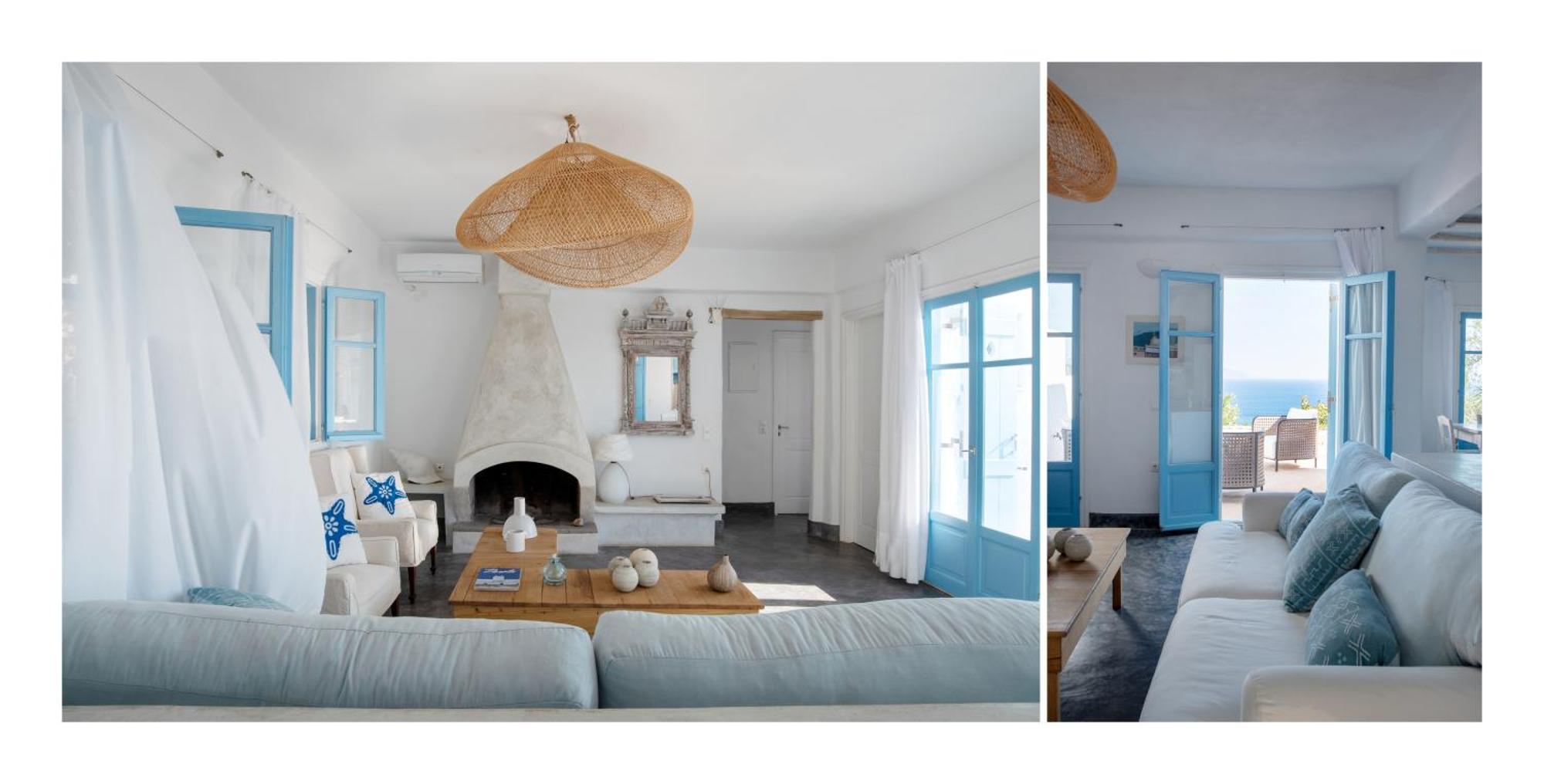 Morfia Villas Piso Livadi Zimmer foto